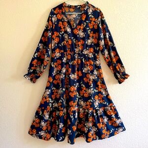 Bloomchic XL floral dress